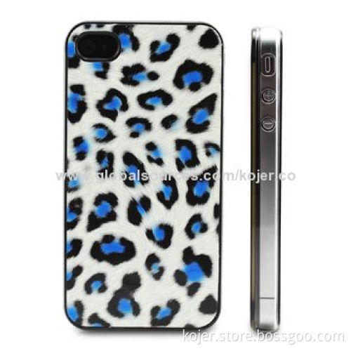 Cases for iPhone 4, Made of PC and PU Materials, Available in Various Colors and Patterns